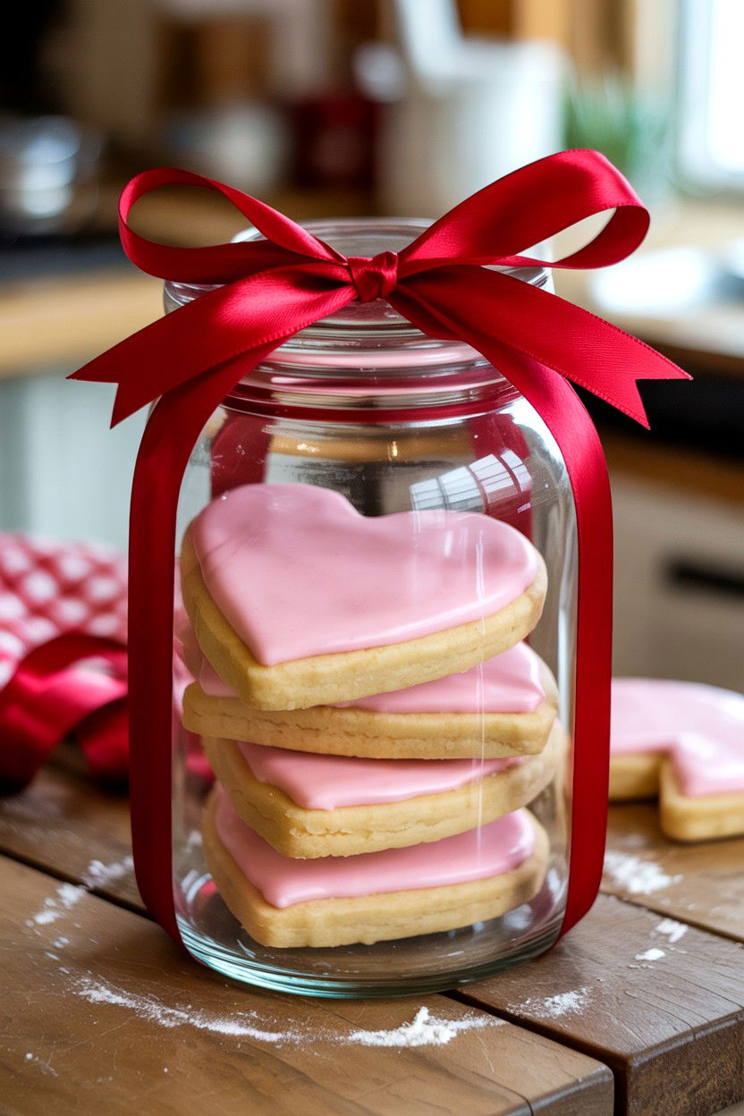 Homemade Cookie Gift - 25 Thrifty Valentine's Day Ideas