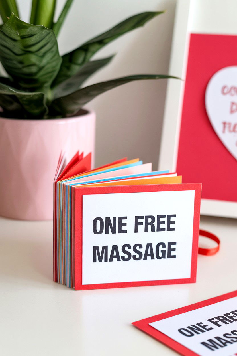 Homemade Coupon Book - 25 Valentine's Day Sweet Surprise Ideas