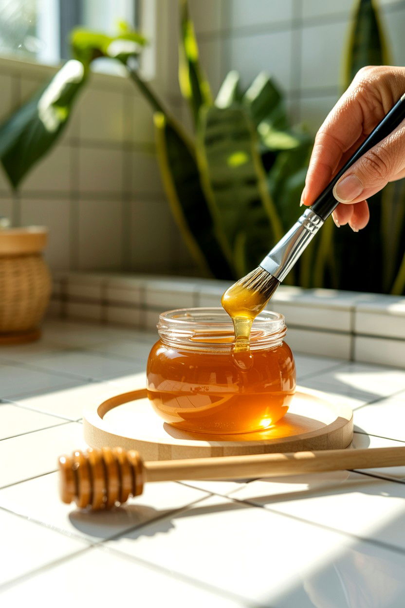 Honey Face Mask - 25 Valentine's Day Face Mask Ideas