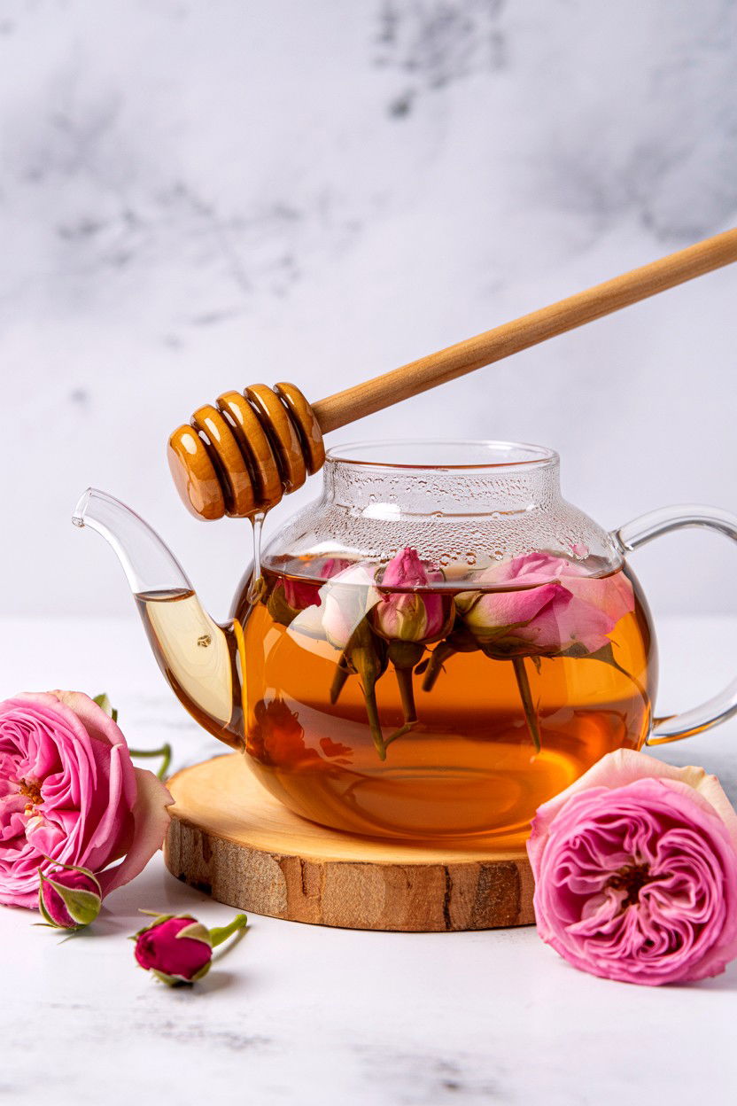 Honey Rose White Tea - 25 Valentine's Day Fancy Drink Ideas
