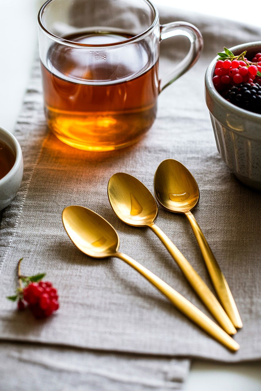 Honey Spoon Set - 25 Tea Lover Valentine's Day Gifts for Her