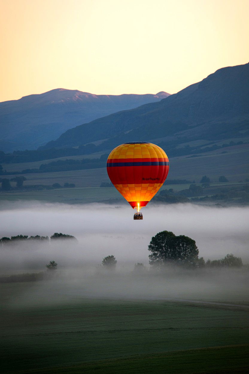 Hot Air Balloon - 25 Valentine's Day Surprise Ideas for Boyfriend