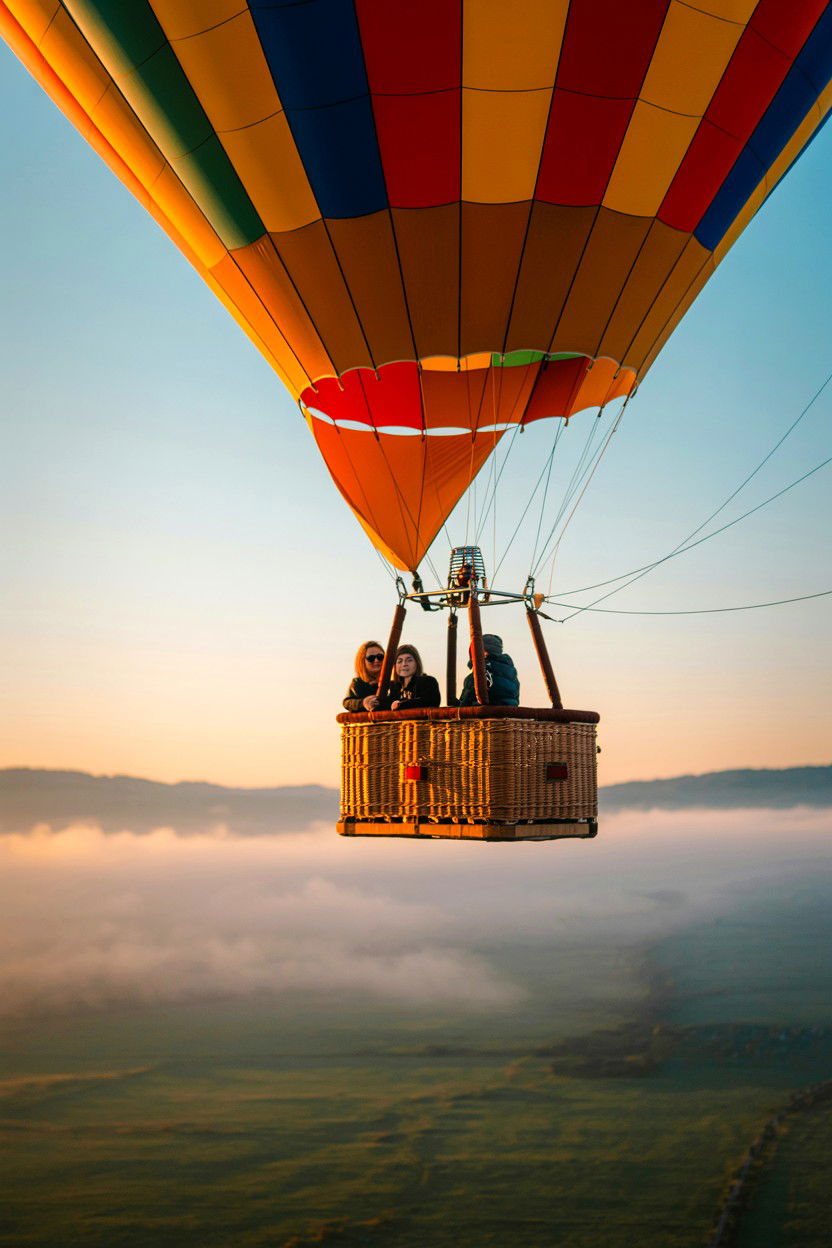 Hot Air Balloon Ride - 25 Valentine's Day Ideas for Adventure Lovers