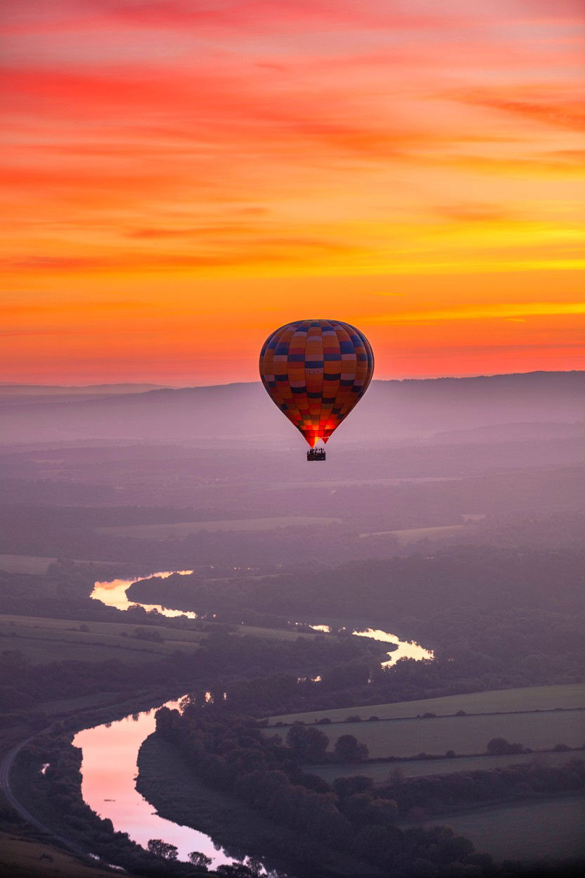 Hot Air Balloon Ride - 25 Valentine's Day Surprise Ideas for Wife