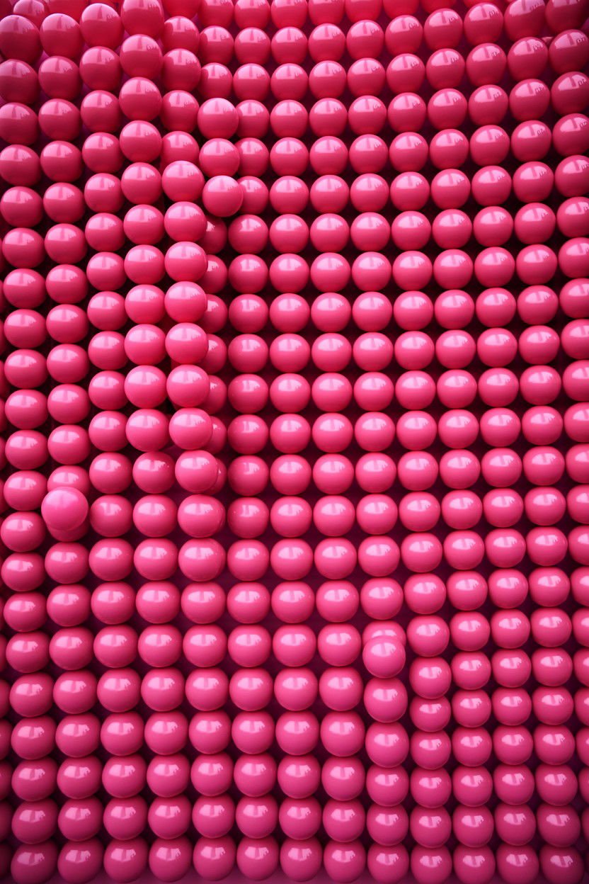 Hot Pink Balloon Wall - 25 Valentine's Day Pink Balloon Ideas