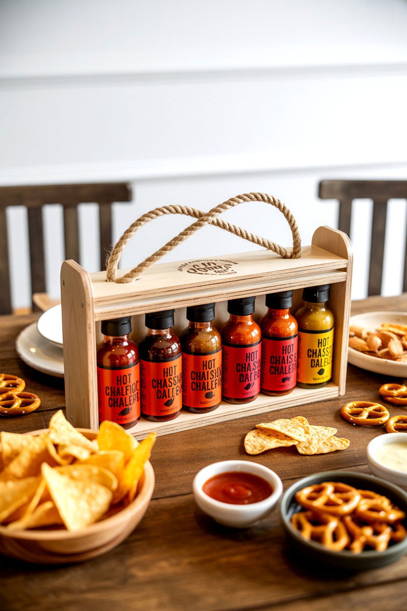 Hot Sauce Challenge Kit - 25 Five Senses Gift Ideas for Boyfriend