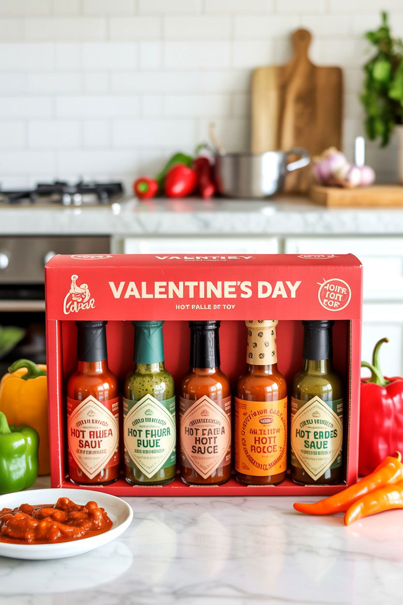 Hot Sauce Sampler - 25 Valentine's Day Gift Box Ideas for Him