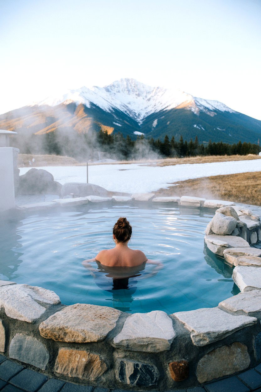 Hot Springs Soak - 25 Valentine's Day Ideas for Adventure Lovers