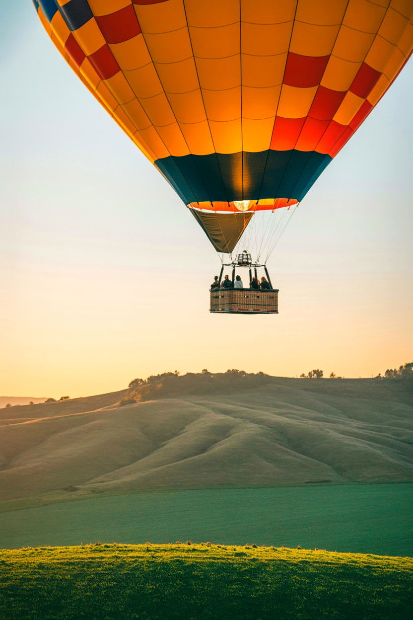Hot air balloon ride - 25 Valentine's Day Surprise Ideas for Girlfriend