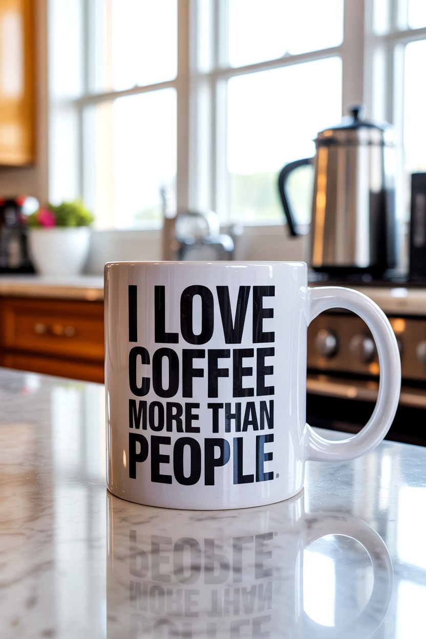 Humorous Coffee Mug - 25 Funny Valentine's Day Gifts for Him
