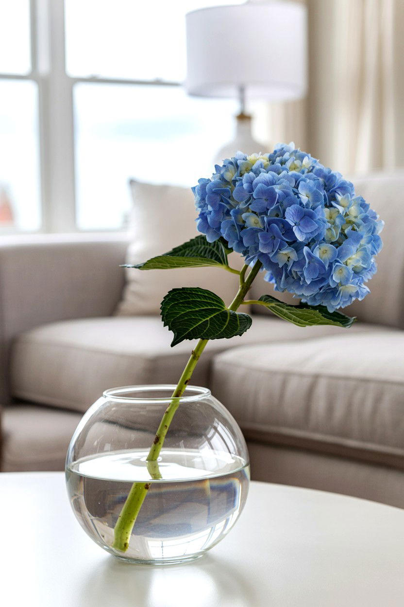 Hydrangea Stem - 25 Budget Valentine's Day Flower Ideas