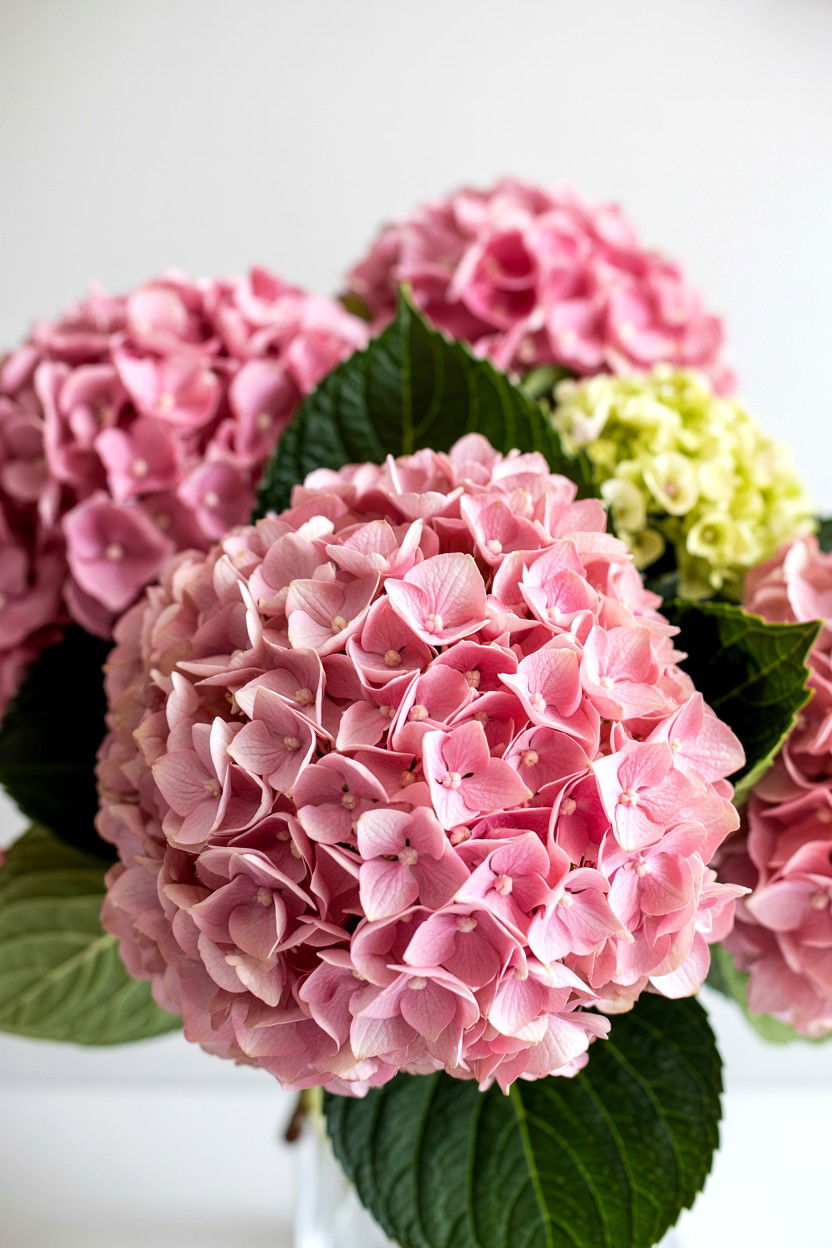 Hydrangea wedding bouquet - 25 Valentine's Day Wedding Bouquet Ideas