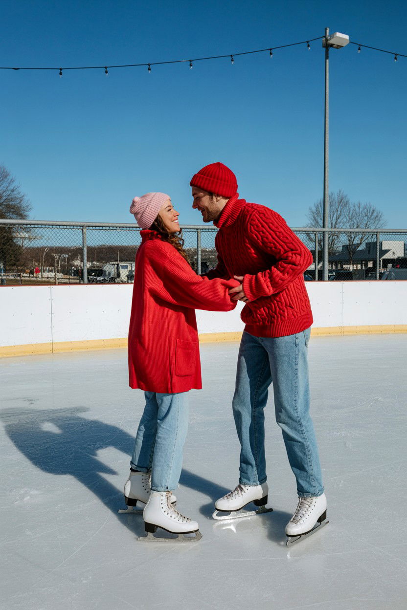 Ice Rink - 25 Valentine's Day Photo Location Ideas