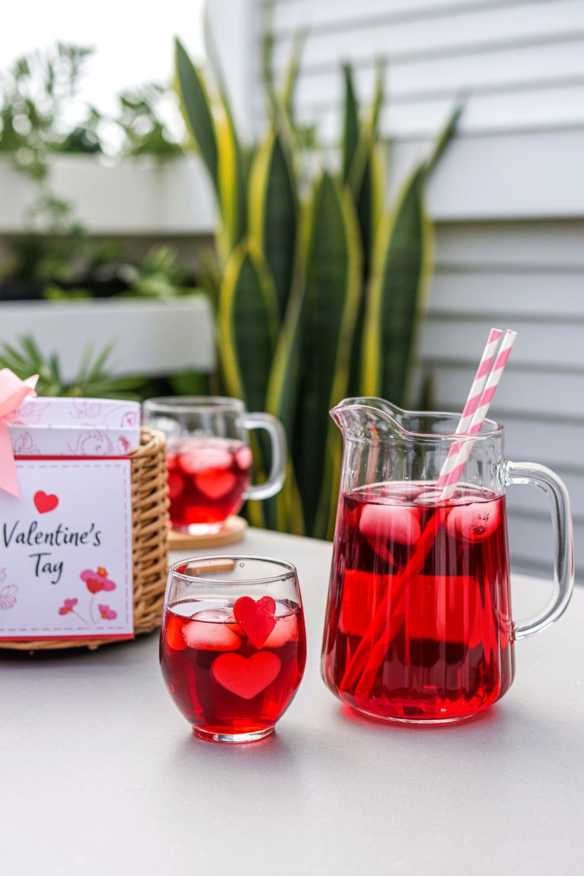 Iced Hibiscus Tea Kit - 25 Valentine's Day Tea Gift Basket Ideas