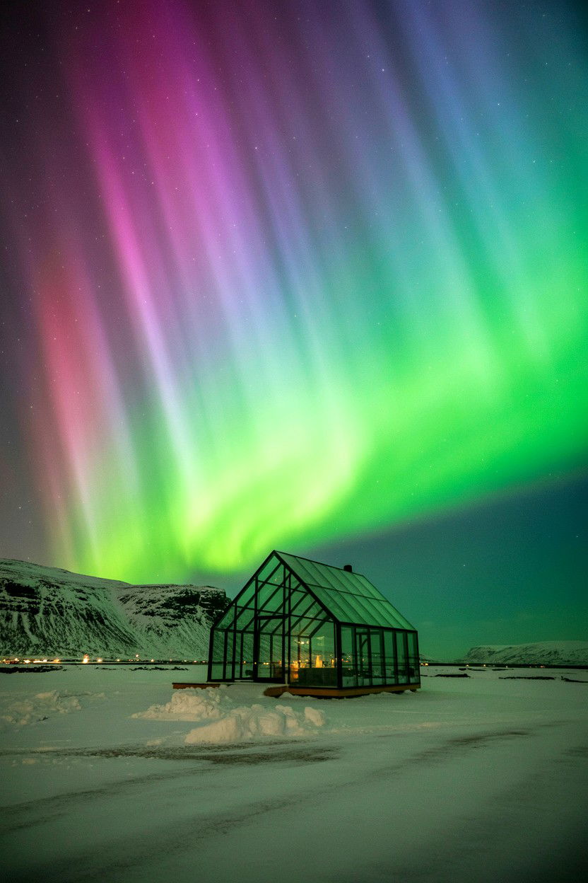 Iceland Northern Lights - 25 Valentine's Day Honeymoon Ideas