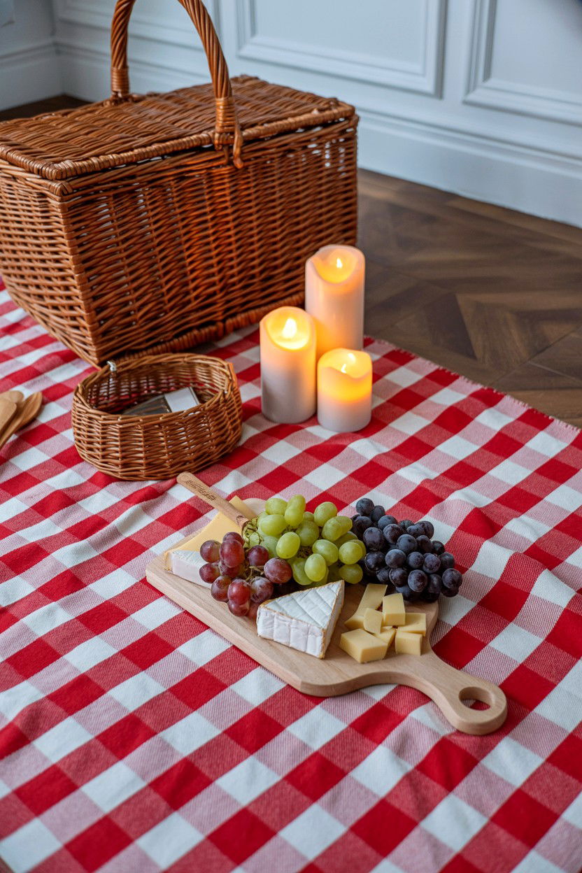 Indoor Picnic - 25 Valentine's Day Ideas for Homebodies