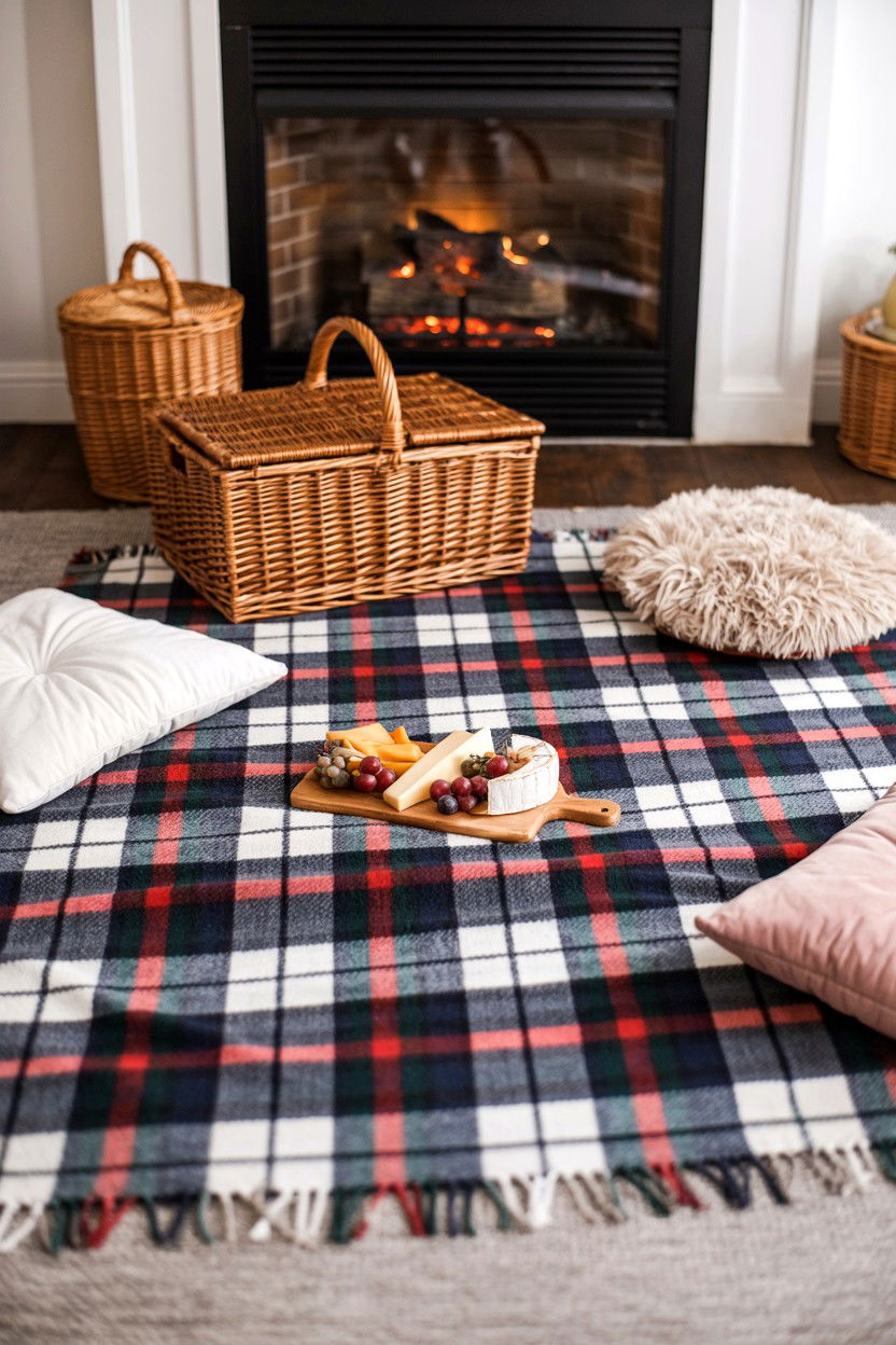 Indoor Picnic - 25 Valentine's Day Surprise Ideas for Wife