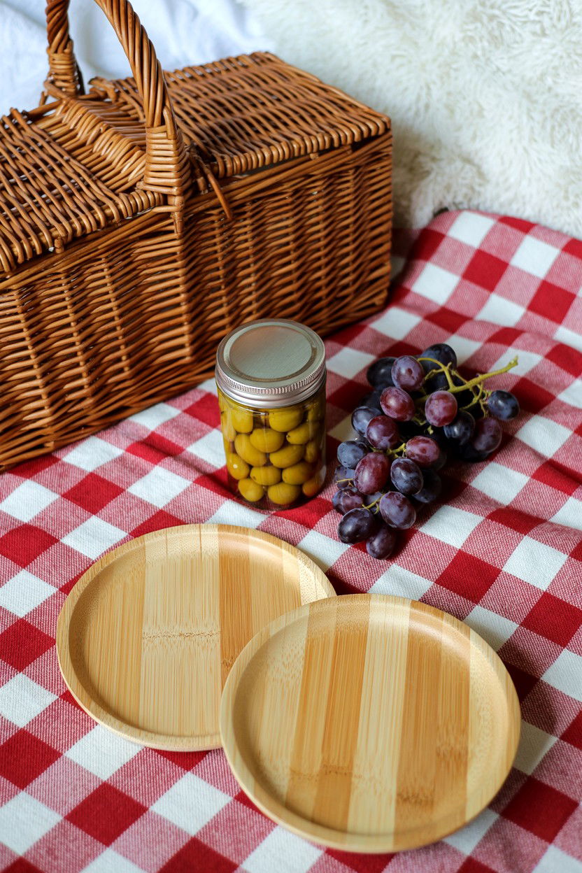 Indoor Picnic Basket - 25 Valentine's Day At Home Gift Basket Ideas