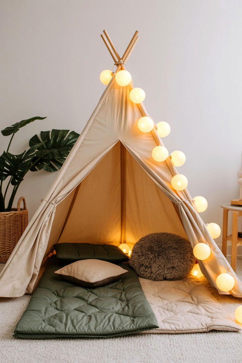 Indoor camping - 25 Valentine's Day Surprise Ideas for Husband