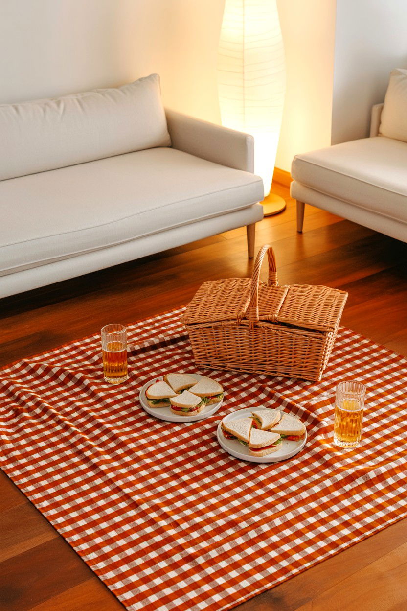 Indoor picnic - 25 Free Valentine's Day Activity Ideas