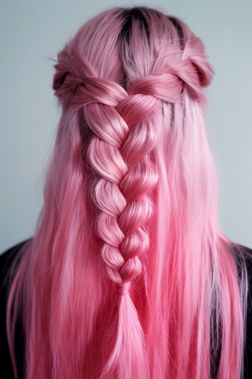 Infinity Braid - 25 Valentine's Day Braided Hairstyles