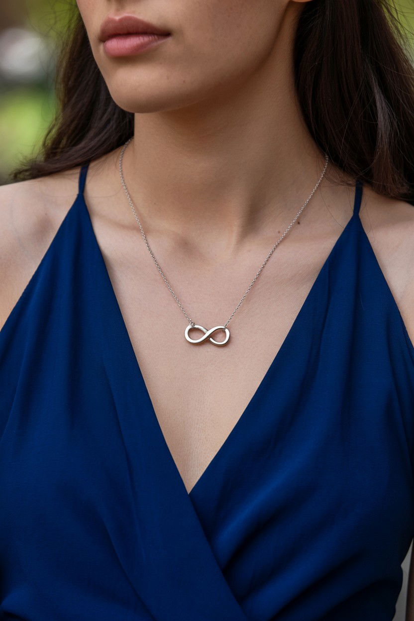 Infinity Necklace - 25 Valentine's Day Necklace Ideas