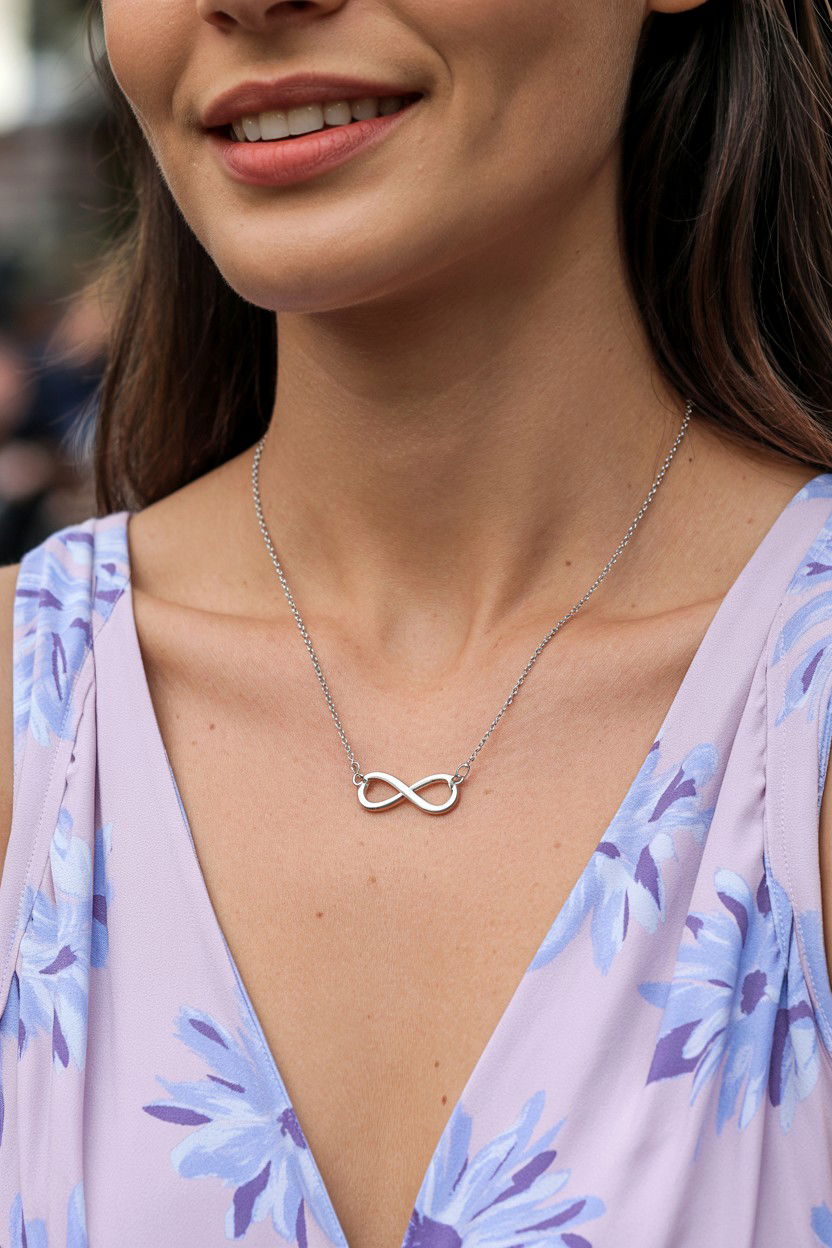 Infinity Necklace - 25 Valentine's Day Jewelry Gift Ideas