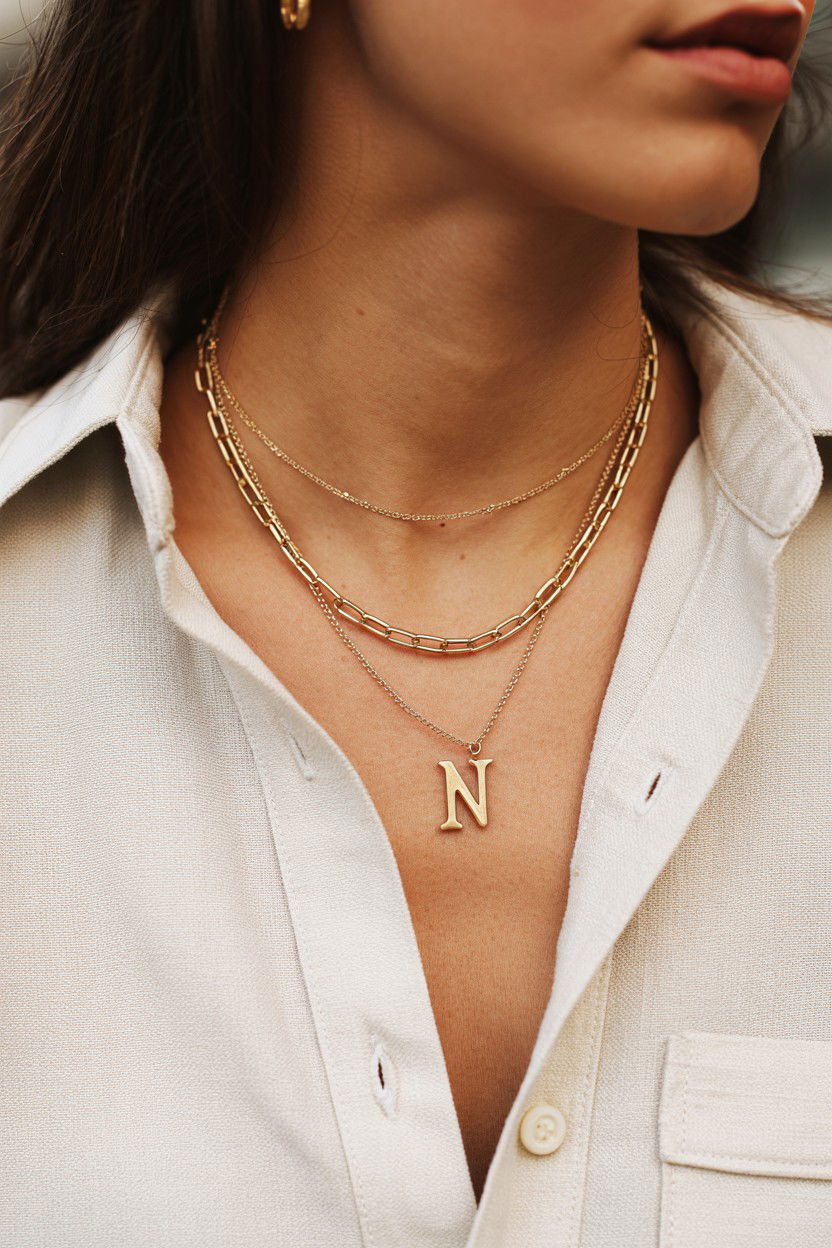 Initial Necklace - 25 Jewelry Valentine's Day Gifts for Her