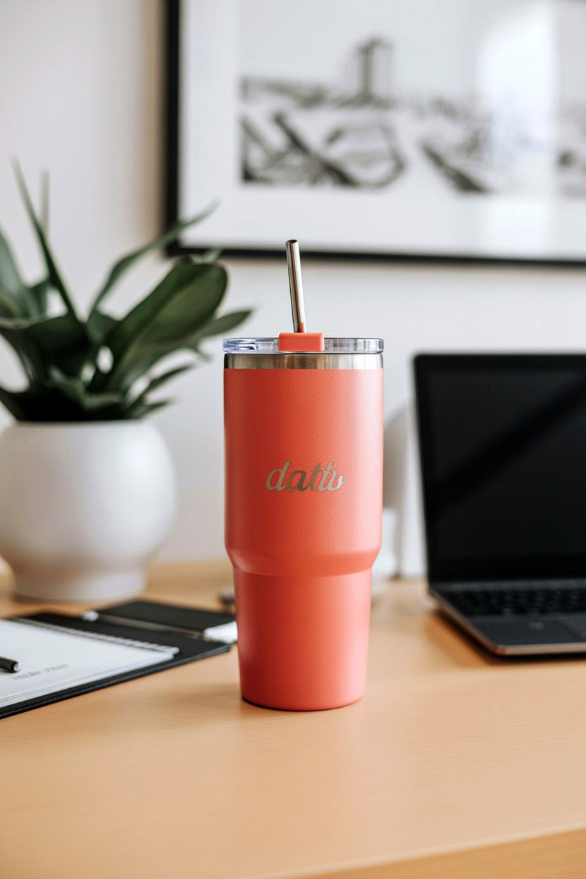 Insulated Tumbler With Straw - 25 Valentine's Day Gifts for Sister