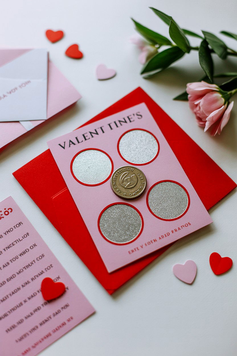 Interactive Scratch Off Card - 25 Romantic Valentine's Day Card Ideas