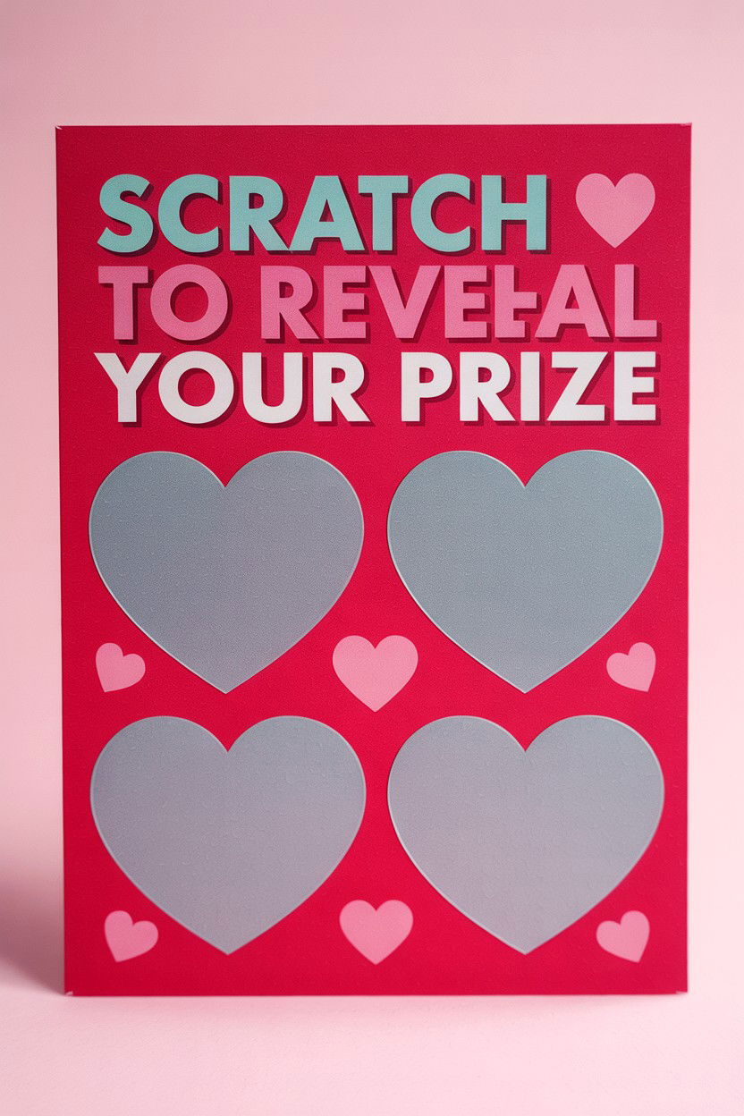 Interactive Scratch Off Card - 25 Valentine's Day Card Ideas for Girlfriend