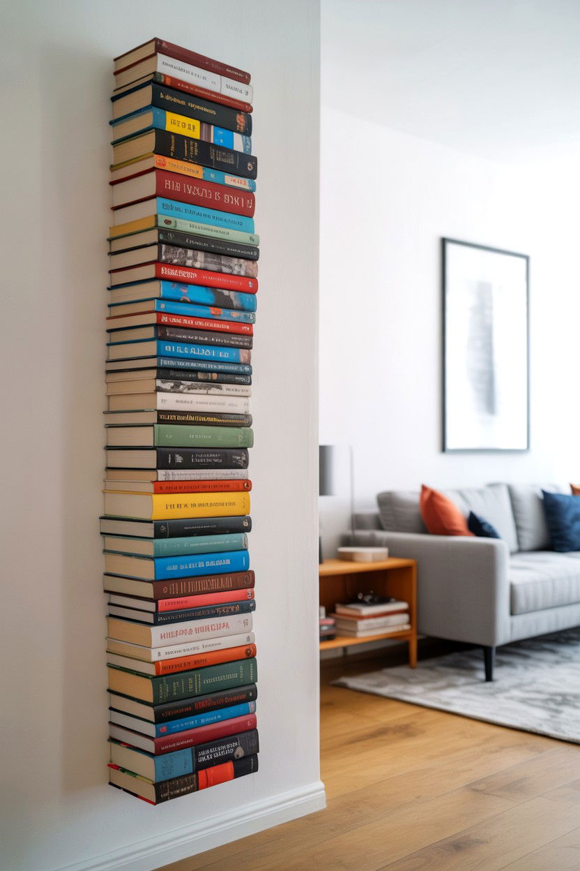 Invisible Floating Bookshelf - 25 Book Lover Valentine's Day Gifts