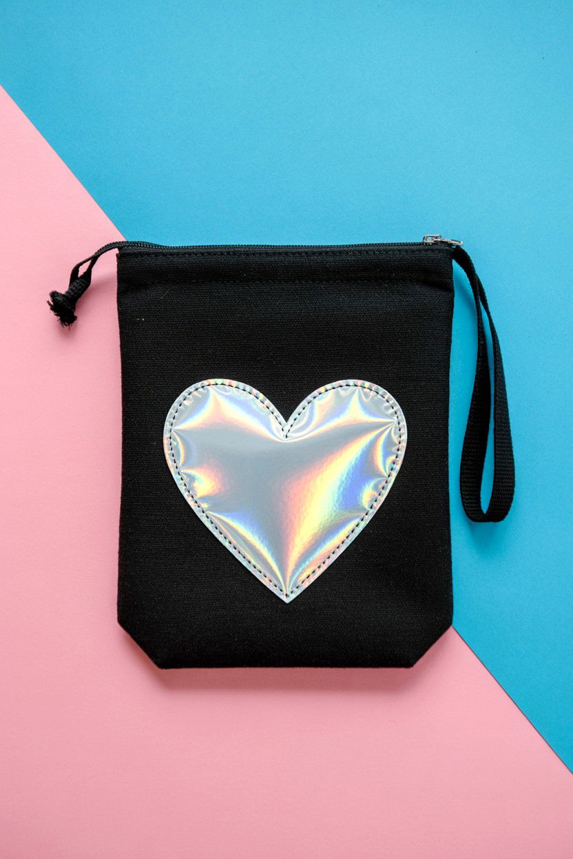 Iron On Vinyl Pouch - 25 Valentine's Day Pouch Ideas
