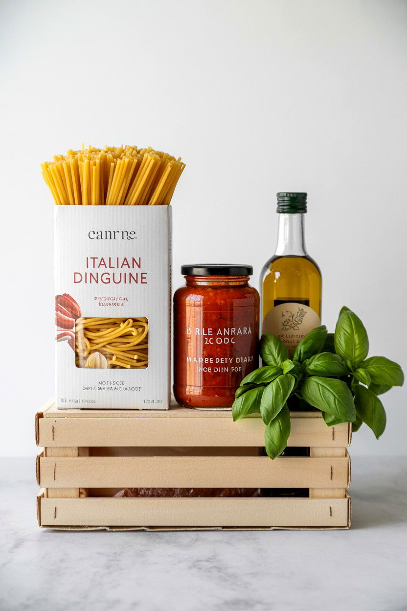 Italian Pasta Dinner Box - 25 Valentine's Day Gourmet Gift Basket Ideas
