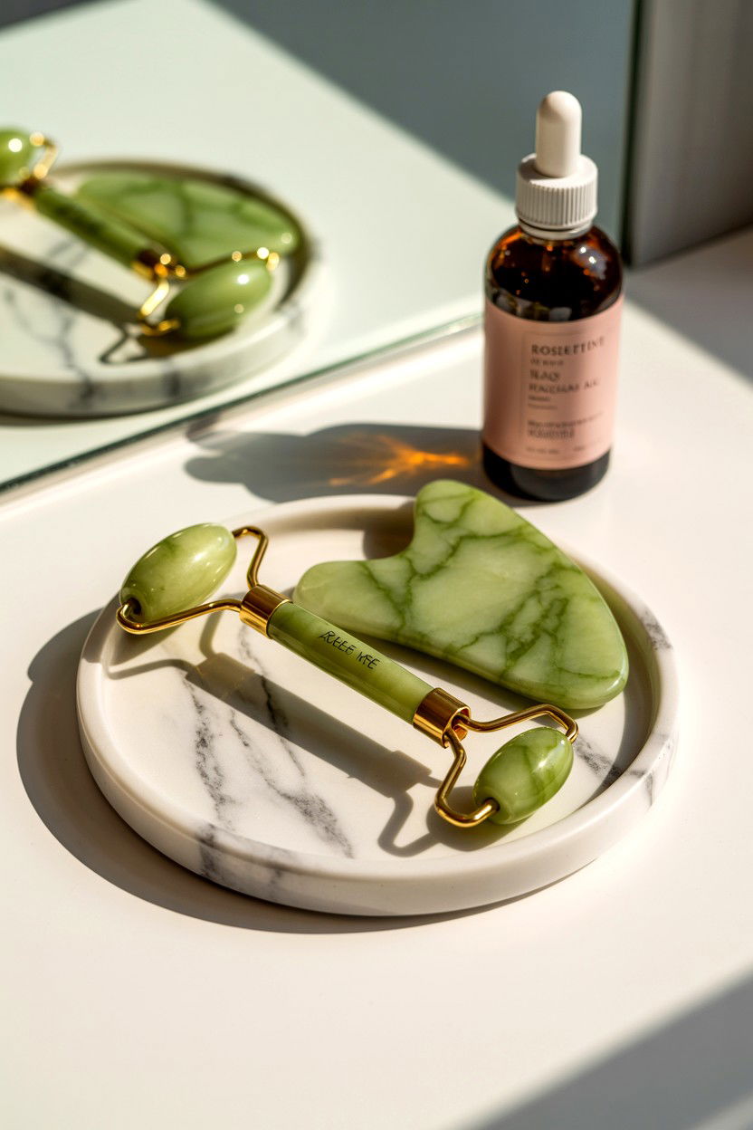 Jade Roller And Gua Sha - 25 Valentine's Day Self Care Gift Ideas