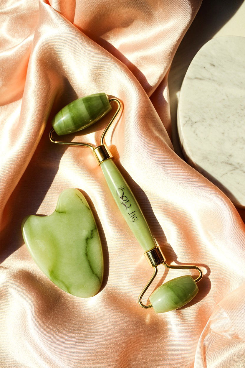 Jade Roller Beauty Set - 25 Valentine's Day Spa Gift Basket Ideas