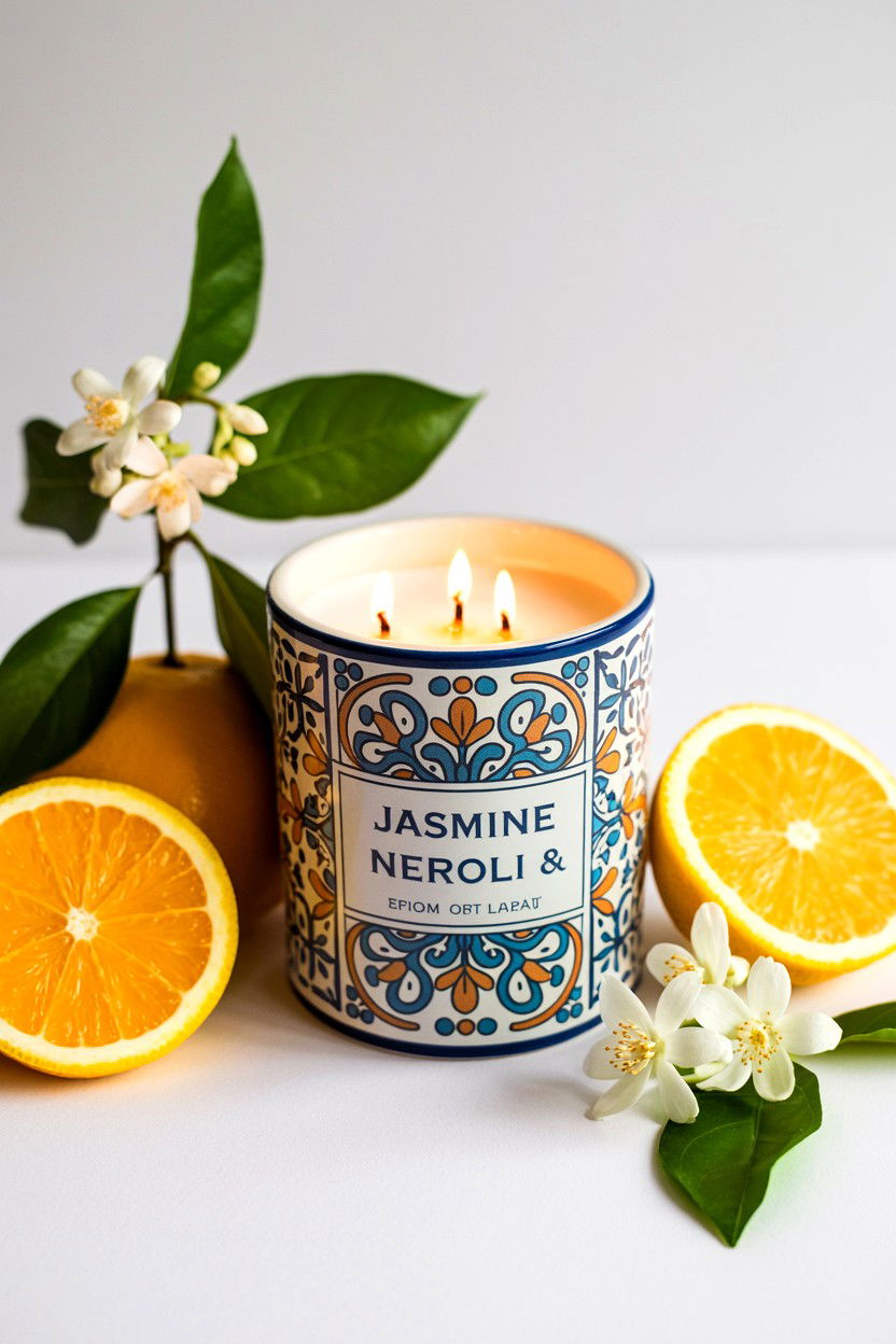 Jasmine Neroli Floral Candle - 25 Valentine's Day Scented Candle Ideas