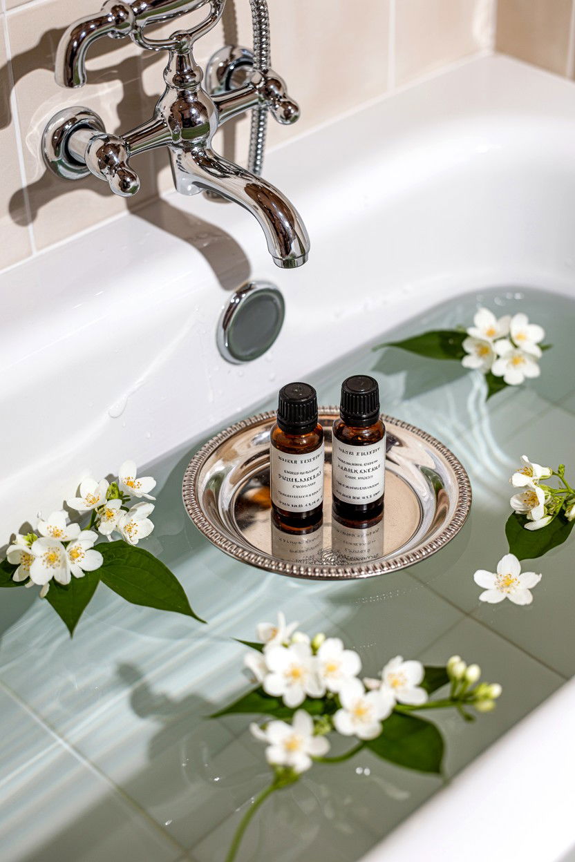 Jasmine Scented Bath - 25 Valentine's Day Bath Soak Ideas