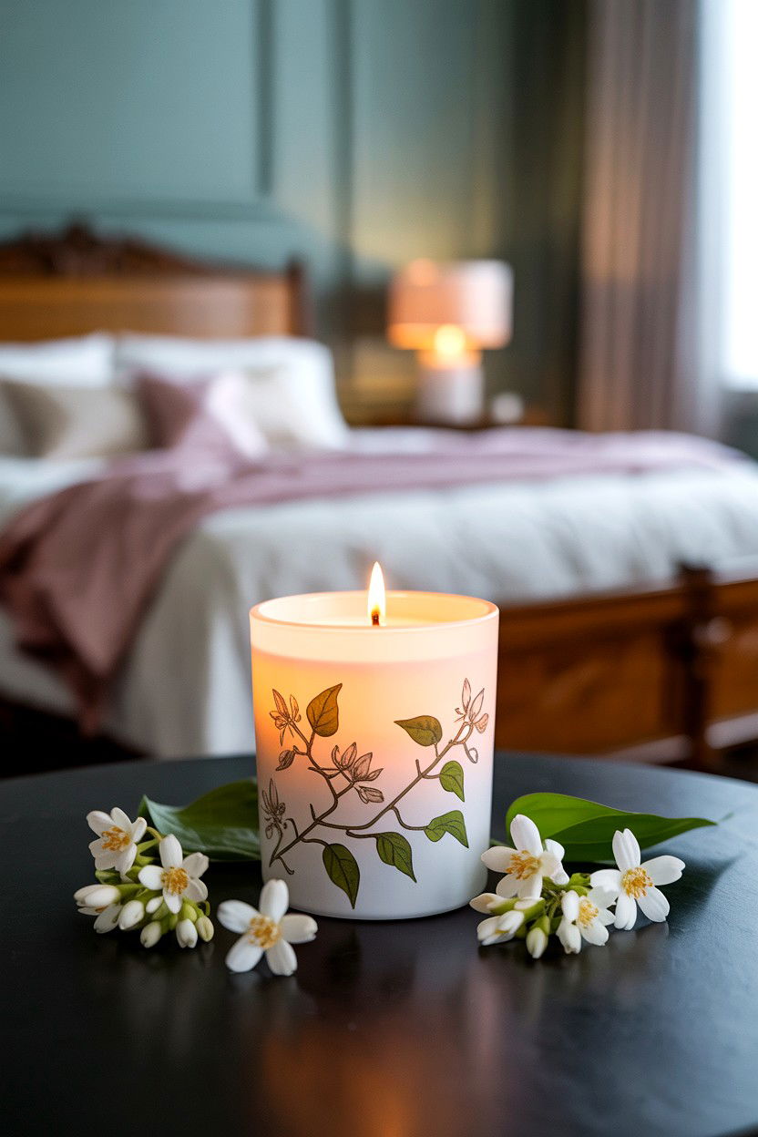 Jasmine Scented Candle - 25 Candle Valentine's Day Gifts for Her