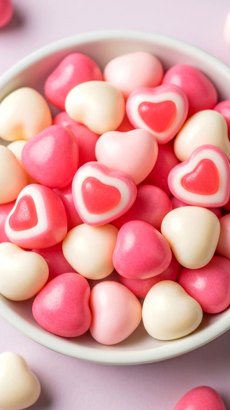 Jelly bean hearts - 25 valentine's day heart candy