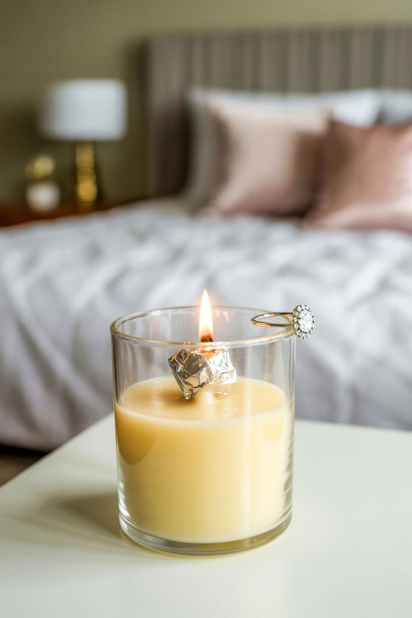 Jewelry Surprise Candle - 25 Candle Valentine's Day Gifts for Her