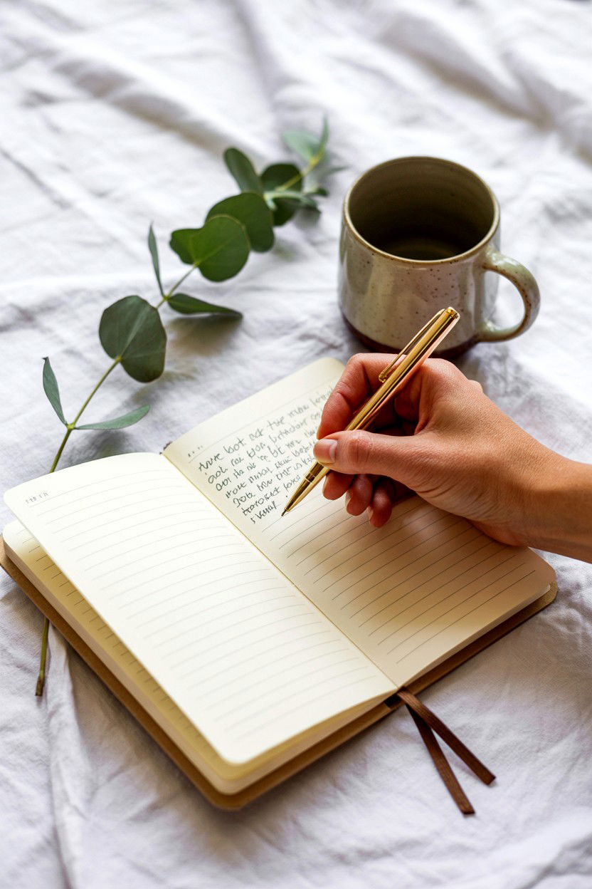 Journaling for gratitude - 25 Valentine's Day Self Care Routine Ideas