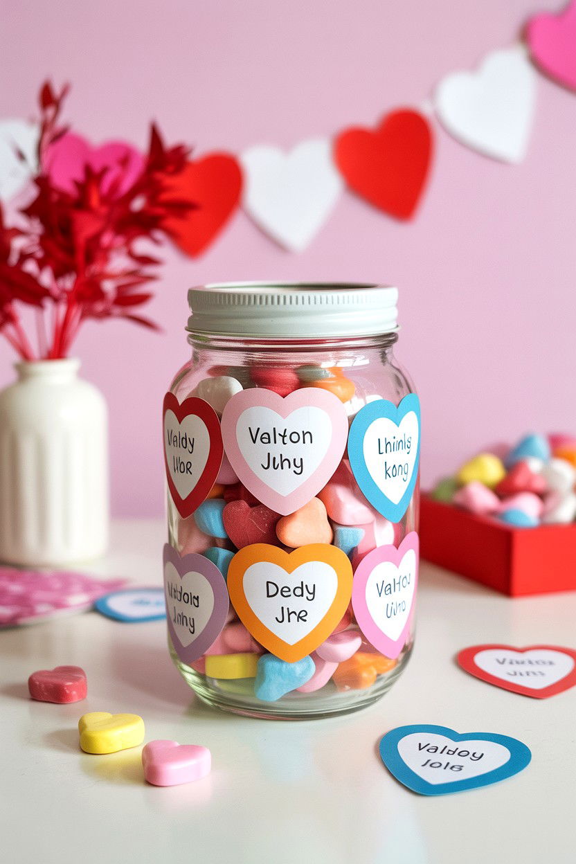Kids Valentine Jar - 25 Valentine's Day Wish Jar Ideas