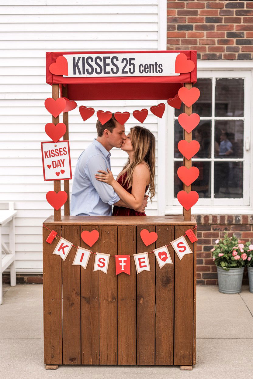 Kissing Booth - 25 Valentine's Day Pictionary Ideas