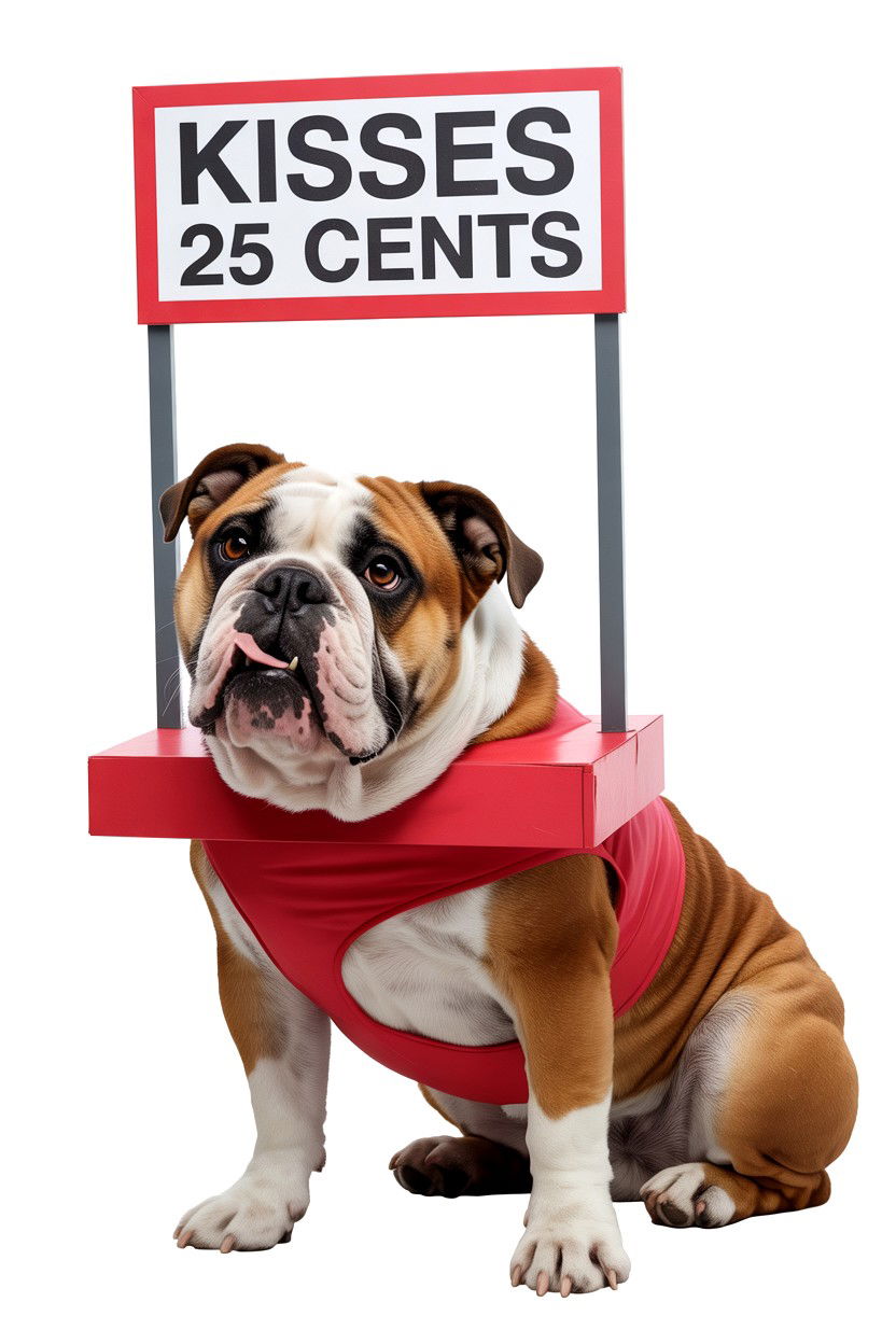 Kissing booth dog costume - 25 Valentine's Day Pet Costume Ideas