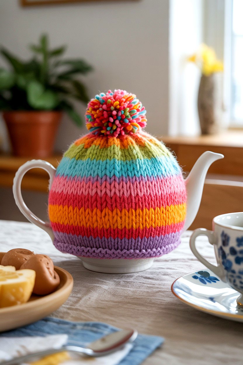 Knit Tea Cozy - 25 Tea Lover Valentine's Day Gifts for Her