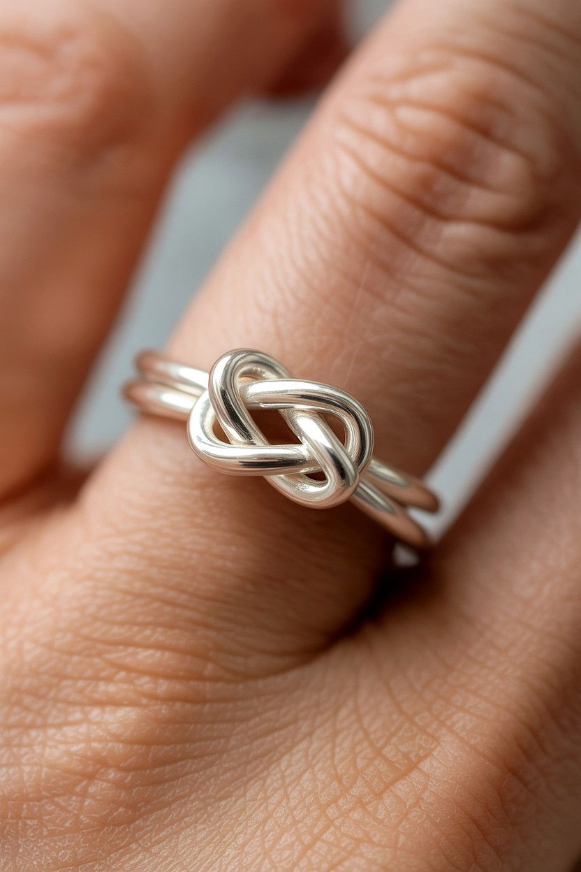 Knot Ring - 25 Valentine's Day Promise Ring Ideas