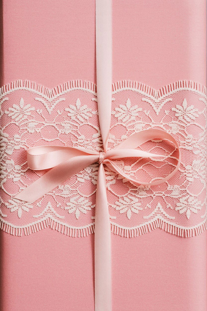 Lace Gift Wrap - 25 Valentine's Day Wrapping Paper Ideas