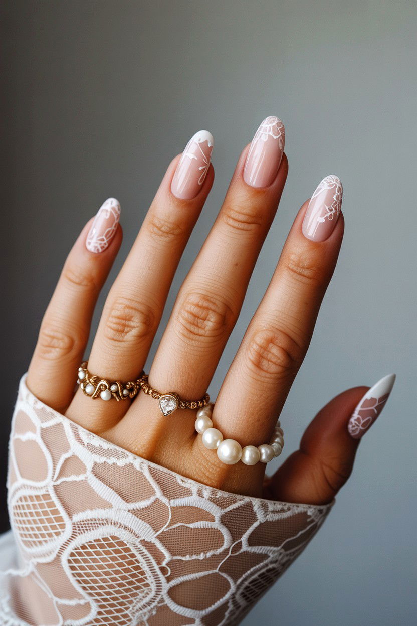 Lace Pattern Nails