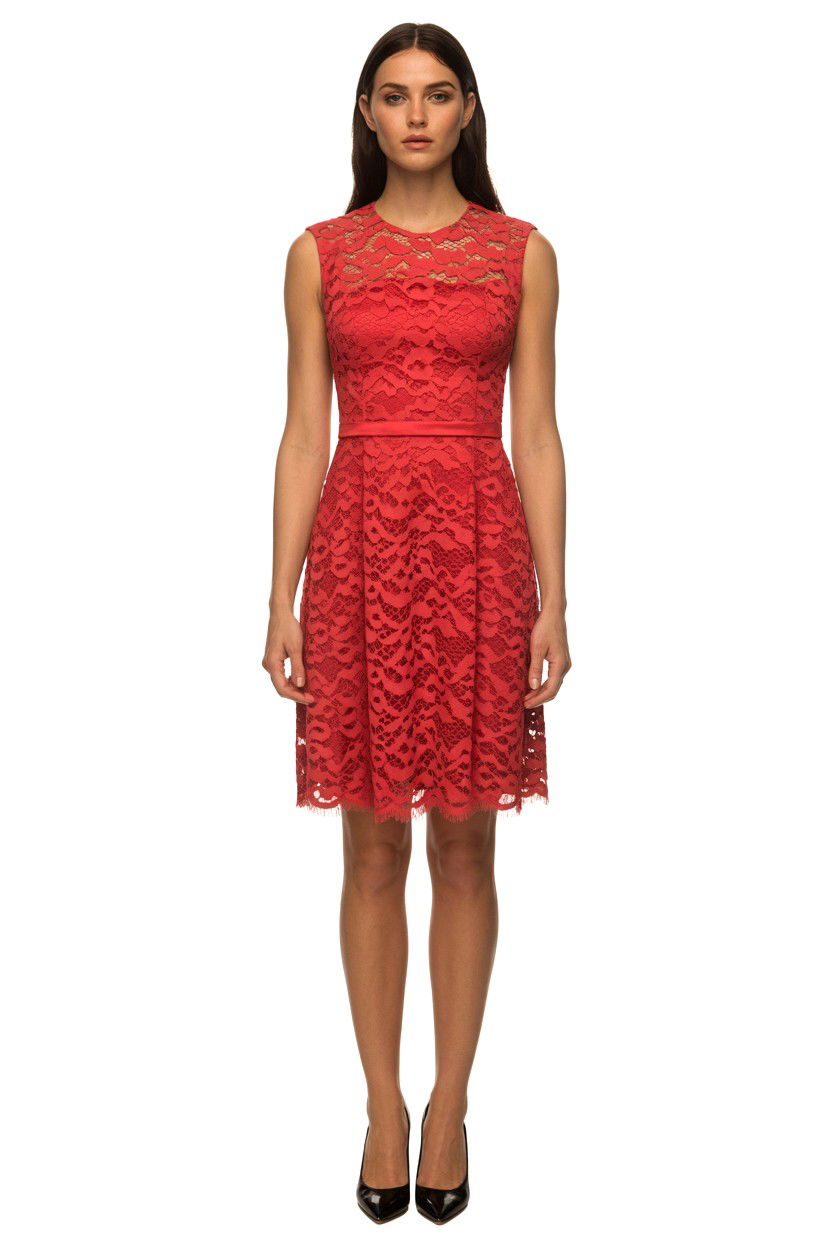 Lace cocktail dress - 25 Valentine's Day Lace Outfit Ideas